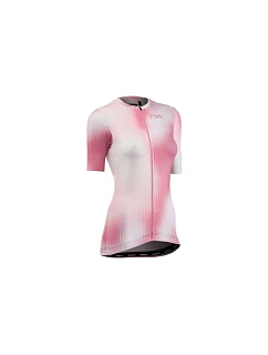 Cyklistické tričko NORTHWAVE Blade Woman Jersey S/s, růžové