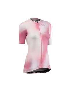 Cyklistické tričko NORTHWAVE Blade Woman Jersey S/s, růžové