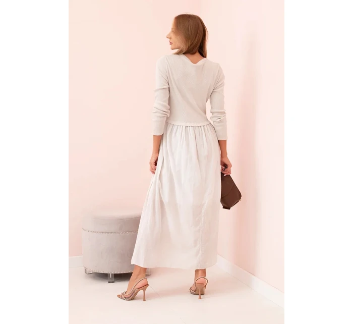 Šaty dlouhé na ramínka švestková