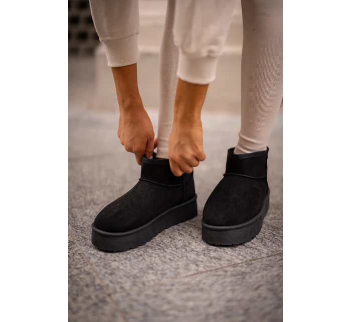 Nízké Sněhové Boty Na Platformě Big Star model 21675281 Černé - Big Star Shoes