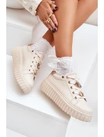 Dámské Tenisky S Béžové model 21683088 - EVENTO Dámské Tenisky S Béžové model 21683088 - EVENTO