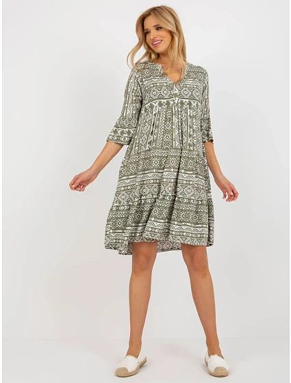 Šaty model 18372340 khaki - FPrice