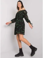 Šaty LC SK 22K 3040.19P černá a zelená