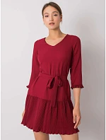 Sukienka LK SK model 22293622 bordowy - FPrice