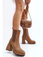 Boty na podpatku model 189852 Step in style Boty na podpatku model 189852 Step in style
