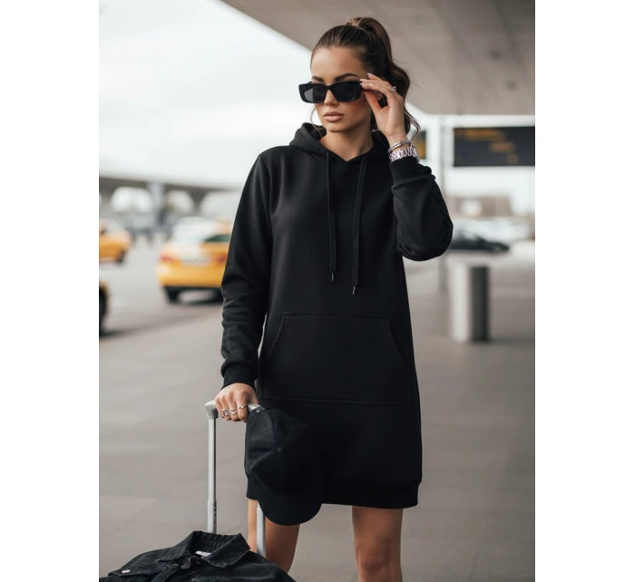 Dámská dlouhá mikina oversize černá Dstreet model 21964012 - FashionStreet