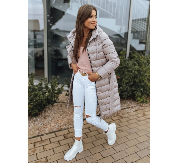 Dámská prošívaná bunda KENTIA kabát fialová FashionStreet TY2905