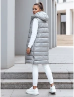 Dámská prošívaná vesta GANTINI stříbrná FashionStreet TY3744