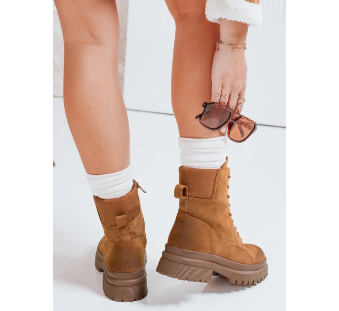 Dámské kozačky camel Dstreet model 21971992 - FashionStreet