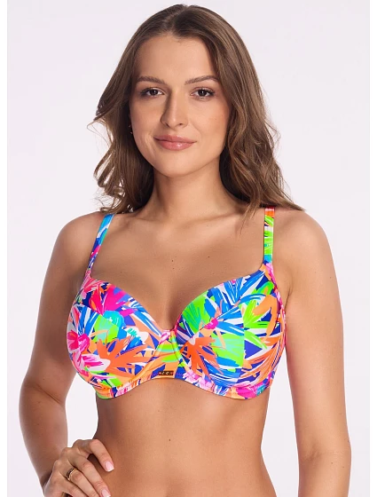 Plavková podprsenka s plnými košíčky SK model 22095641 Tropical Splash - Ava