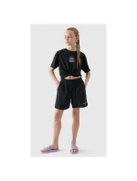 Dívčí top s potiskem model 21436088 - 4F Dívčí top s potiskem model 21436088 - 4F