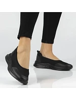 model 22093847 dámské černé textilní boty na platformě - FILIPPO