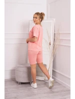 Komplet top+legginsy morelowa