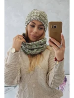 Dámská fleecová souprava Merry K202 zelená+hnědá Dámská fleecová souprava Merry K202 zelená+hnědá