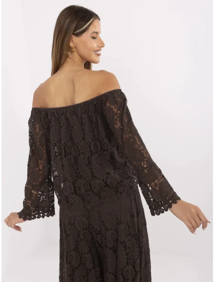 Bluzka MI BZ model 21156193 ciemny brązowy - FPrice