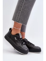 Dámské Tenisky na platformě Big Star Černá Dámské Tenisky na platformě Big Star Černá
