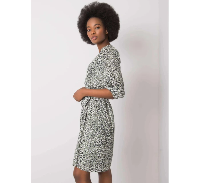 Dámské šaty LK SK 508079.47P Khaki zelená - Lakerta