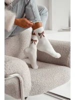 Dámské froté ponožky Skvrnitá mašle 0118.014 Dámské froté ponožky Skvrnitá mašle 0118.014