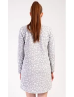 Dámské domácí šaty s dlouhým rukávem Flowers Dámské domácí šaty s dlouhým rukávem Flowers