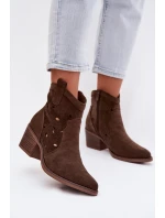 Boty na podpatku  model 223850 Step in style