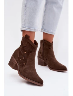 Boty na podpatku  model 223850 Step in style