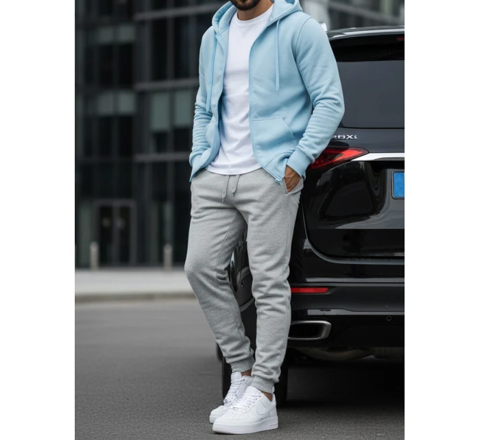 Pánská mikina s kapucí modrá Dstreet model 21962279 - FashionStreet