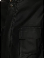 Dámská kožená bunda černá FashionStreet TY5539 Dámská kožená bunda černá FashionStreet TY5539