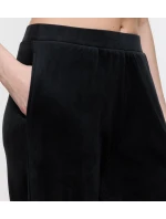 Sensual Velour Wide Leg Trousers 01 - BLACK - TRIUMPH BLACK - TRIUMPH
