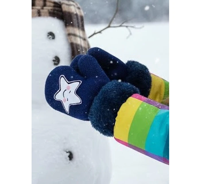 Rukavice RED 0011G Kožešina s provázkem