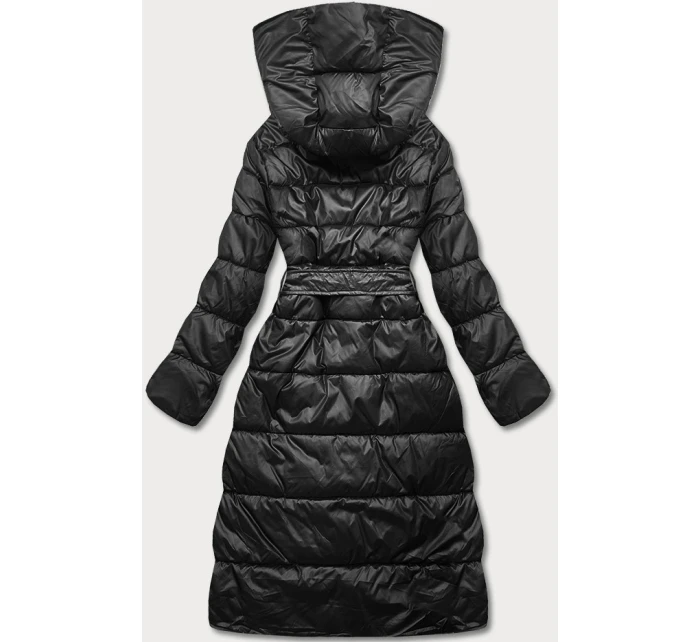 DWUSTRONNA DŁUGA KURTKA Z KAPTUREM CZARNA model 21244976 - MINORITY