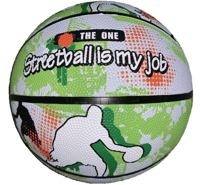 BASKETBAL ENERO SOLID R.7 ZELENÁ A BÍLÁ