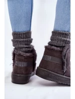 Dámské boty do sněhu Big Star model 21599759 šedé - Big Star Shoes