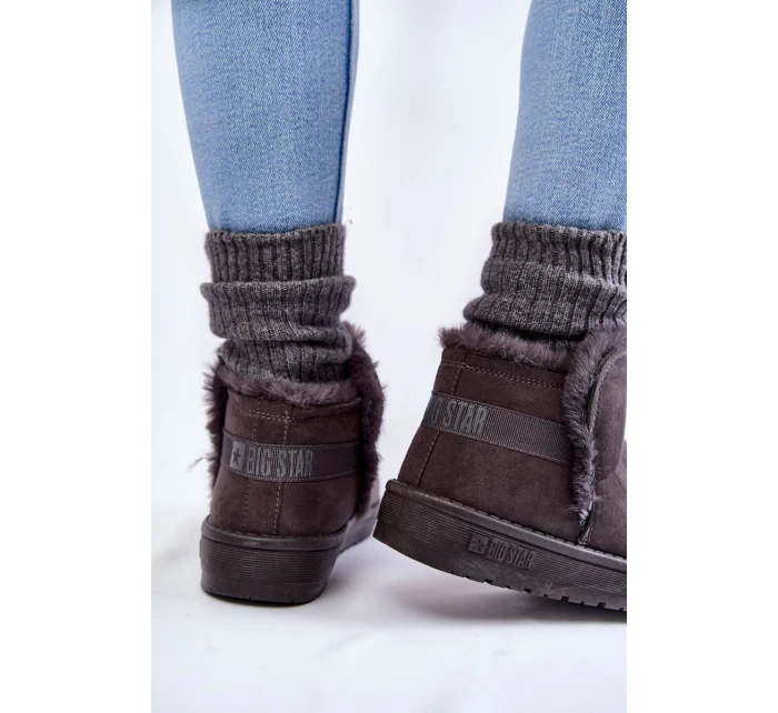 Dámské boty do sněhu Big Star model 21599759 šedé - Big Star Shoes