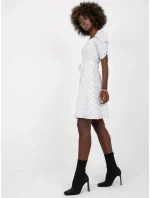 Šaty LK SK 508680.12P bílé a černé