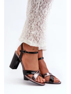 Sandály na podpatku model 198678 Step in style