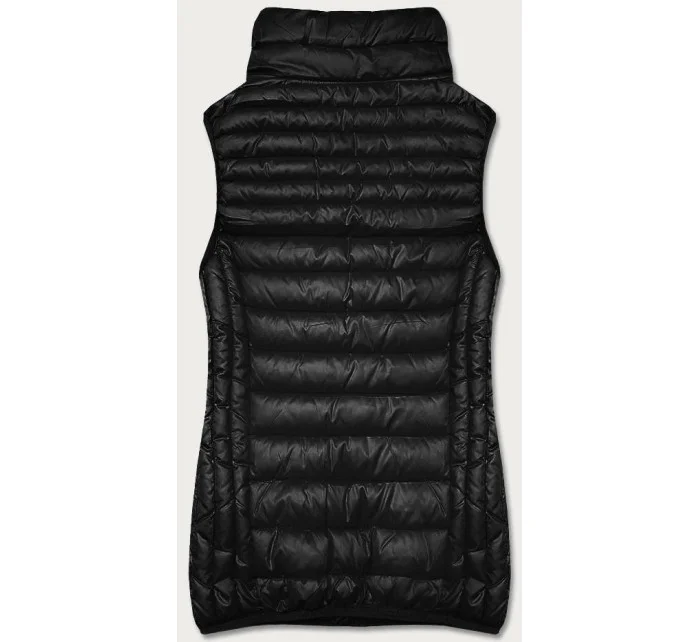 Černá dámská vesta se stojáčkem (B8233-1) Černá dámská vesta se stojáčkem (B8233-1)