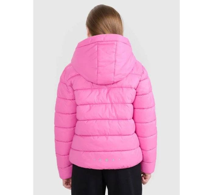 Dívčí péřová bunda se syntetickou výplní 4F 4FJRAW25TDJAF0816-54S Dívčí péřová bunda se syntetickou výplní 4F 4FJRAW25TDJAF0816-54S