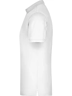 Daiber JN 710 Pánské elastické piqué polo 02.0710 white Daiber JN 710 Pánské elastické piqué polo 02.0710 white