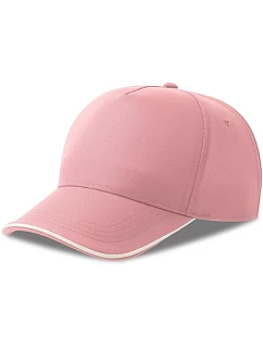 Atlantis Headwear Recy Five Piping 5 panelová sandwich kšiltovka 33.0282 pink/white