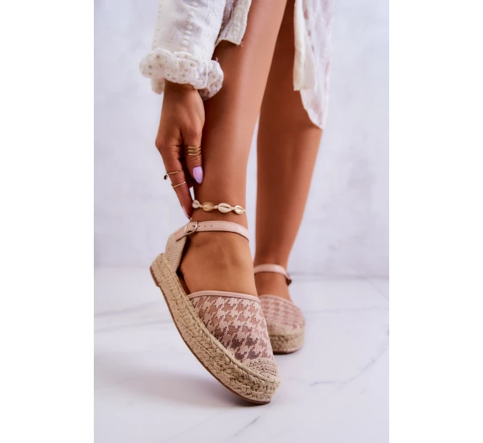 Dámské espadrilky se sponou Nude model 21580094 - Boto