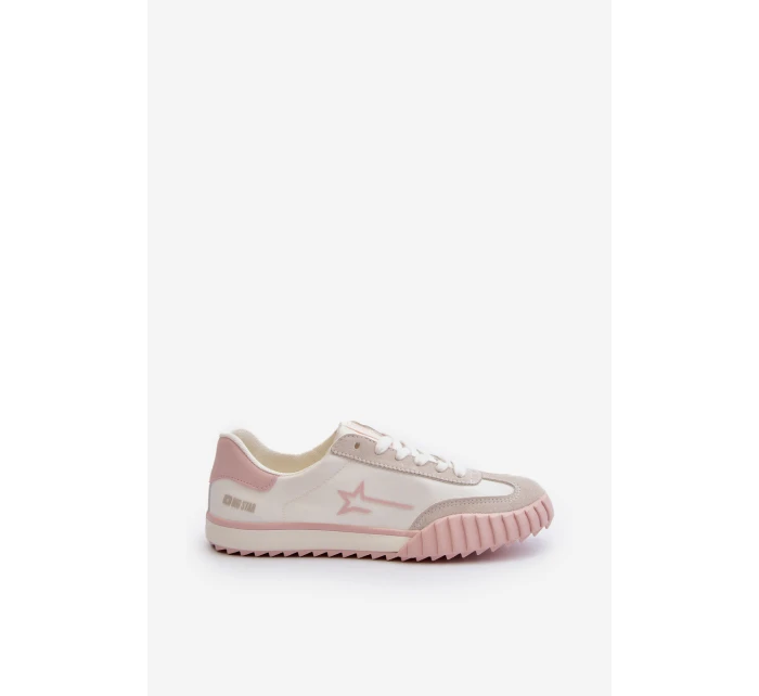 Nízké dámské tenisky Big Star NN274868 růžové Nízké dámské tenisky Big Star NN274868 růžové