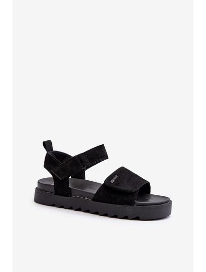 Dámské Semišové Sandály Na Platformě Big Star model 21655456 Černé - Big Star Shoes