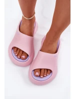Dámské Pěnové Sandály Big Star model 21694544 Růžové - Big Star Shoes Dámské Pěnové Sandály Big Star model 21694544 Růžové - Big Star Shoes