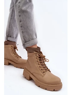 Dámské Kozačky S Ponožkou Béžová Rivella