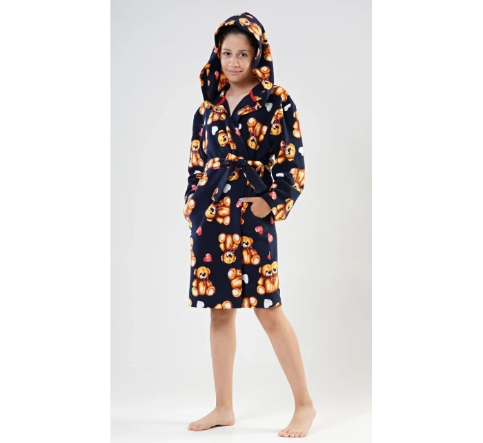 Dětský župan s kapucí Medvídek