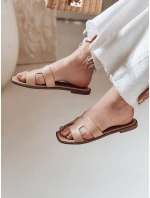 Dámské žabky CLASSROT notchback beige FashionStreet ZY0883