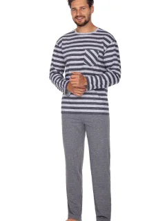 Pánské pyžamo Regina 447 long/r 2XL