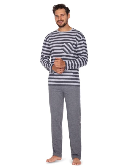 Pánské pyžamo Regina 447 long/r 2XL