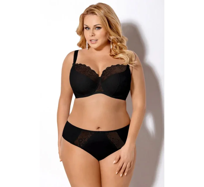 Dámská podprsenka model 21001113 Blanca black - Gorsenia