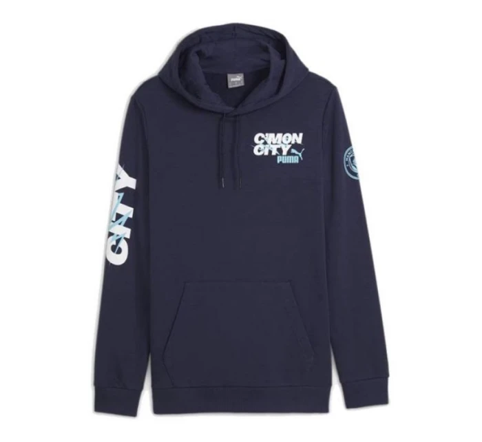 Puma Manchester City Football Icons mikina s kapucí 774384-05 Puma Manchester City Football Icons mikina s kapucí 774384-05